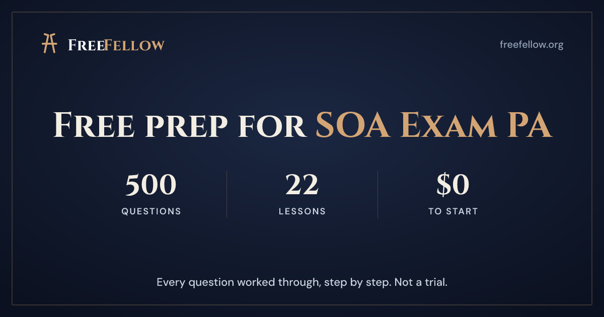 Freem Pa How to Pass SOA Exam PA (Predictive Analytics): 2026 Study Guide ...